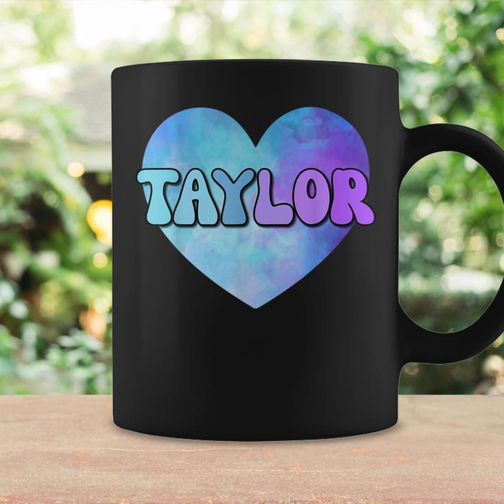 I Love Taylor Heart First Name Taylor Vintage Coffee Mug Gifts ideas