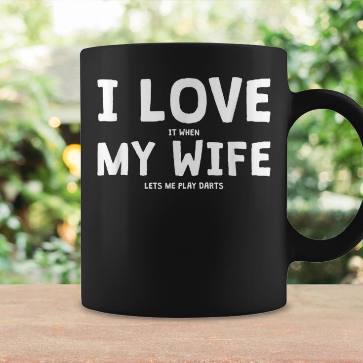 I Love It When My Wife Lets Me Play Darts Coffee Mug Gifts ideas