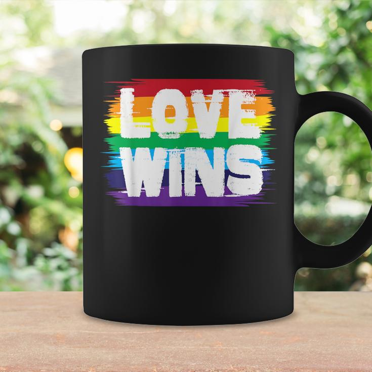 Love Wins Cute Witty Lgbt Community Coffee Mug Gifts ideas