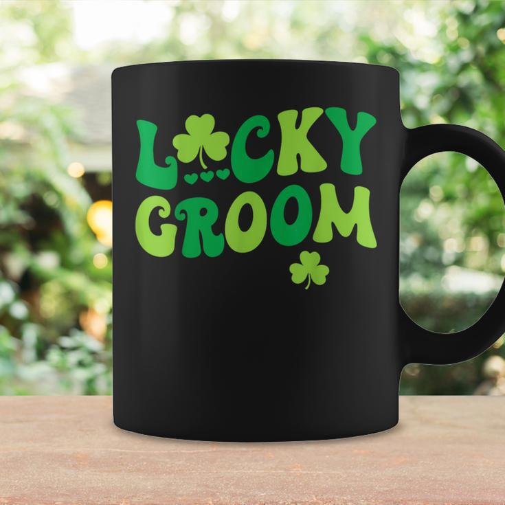 Lucky Groom Bride Couples Matching Wedding St Patrick's Day Coffee Mug Gifts ideas