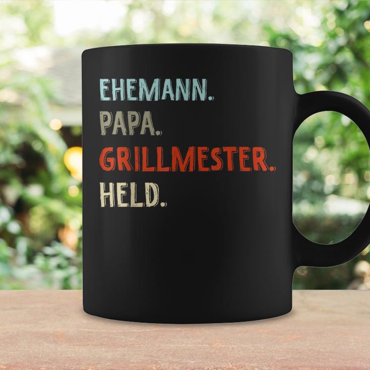 Lustige Idee Zumatertag Ehemann Papa Grillmester Held Tassen Geschenkideen