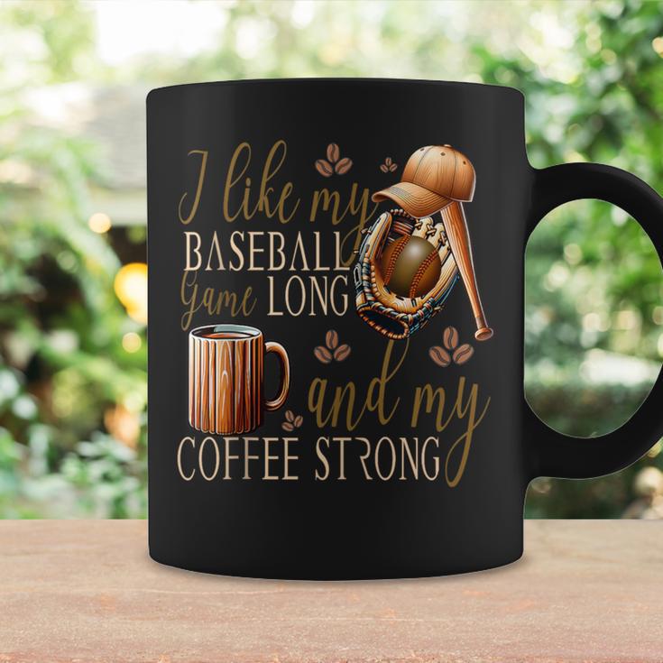 Lustiger Baseball Meine Spiele Lang Und Kaffee Stark Für Papa Mama Tassen Geschenkideen