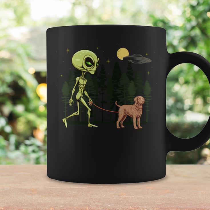 Lustiges Ww-Alien Walking Ufo Hund Mama Papa Tassen Geschenkideen