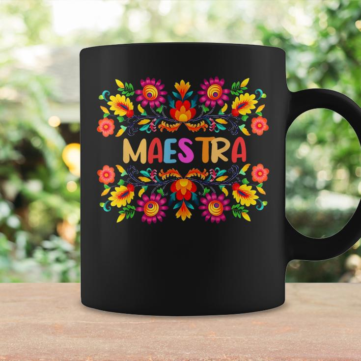 Maestra Cinco De Mayo Spanish Mexican Teacher Coffee Mug Gifts ideas
