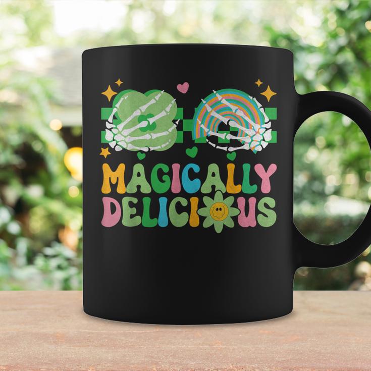 Magically Delicious Hippie St Patrick's Day Skeleton Charms Coffee Mug Gifts ideas