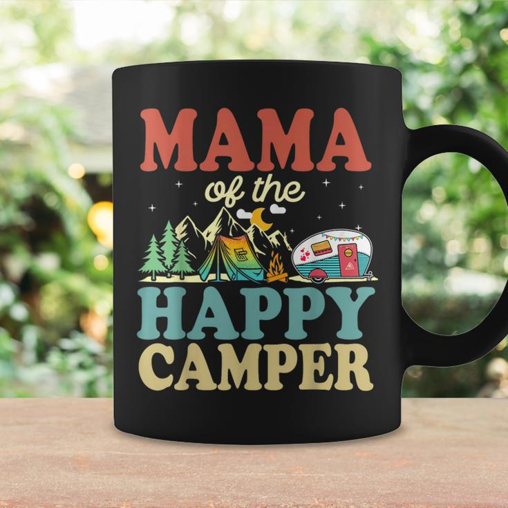 Mama Of The Happy Camper First Birthday Camping Family Coffee Mug Gifts ideas