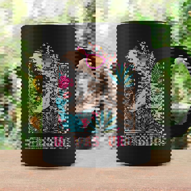 Mamasaurus Rex Mom Dinosaur Leopard Flower T-Rex Mama Saurus Coffee Mug Gifts ideas