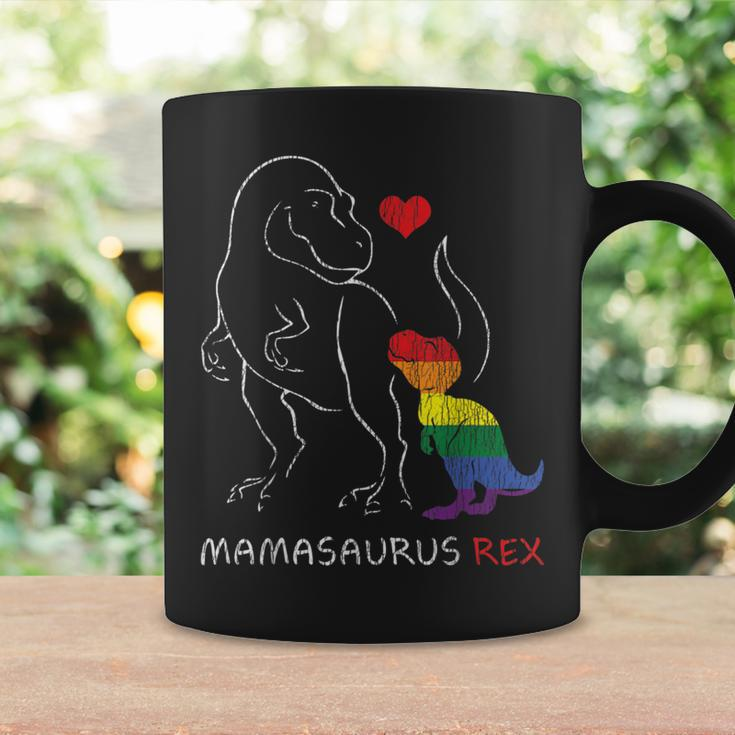 MamasaurusRex Dinosaur Mama Saurus Family Matching Lgbt Coffee Mug Gifts ideas