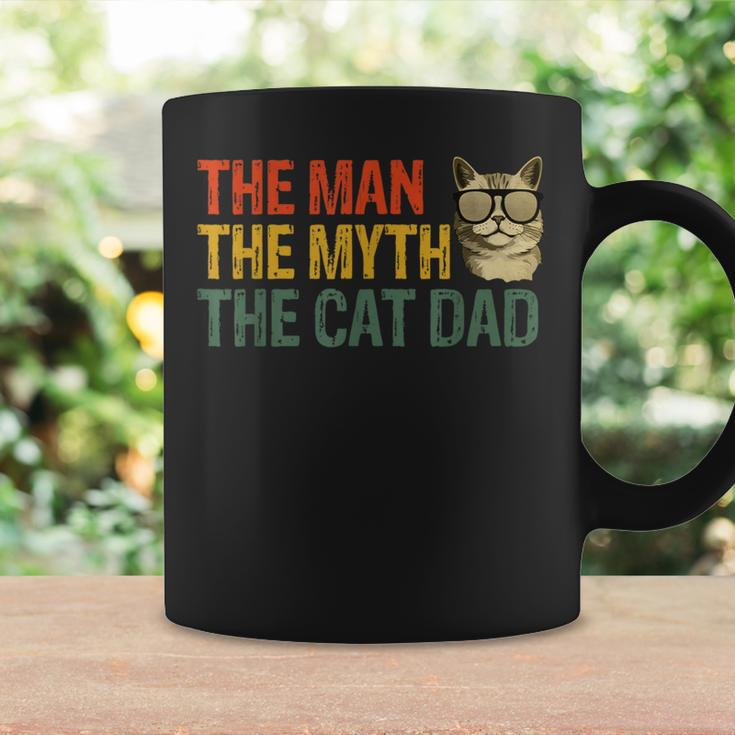 The Man The Myth The Cat Dad Cat Daddy Vintage Coffee Mug Gifts ideas