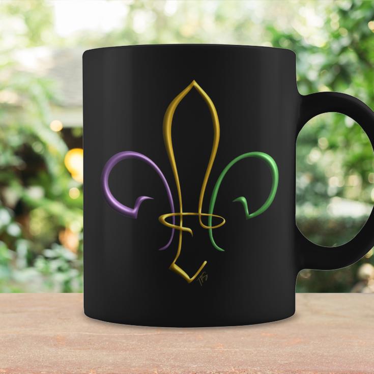 Mardi Gras Gold Purple Green Fleur De Lis Coffee Mug Gifts ideas