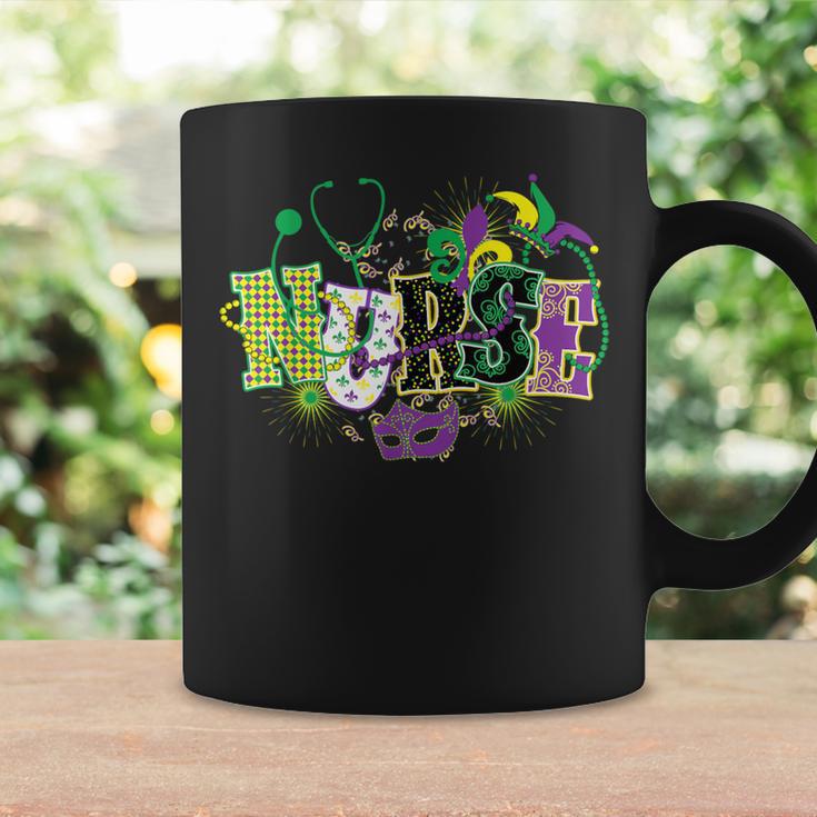 Mardi Gras Nurse Costume Carnival Party Rn Hospital Staff Coffee Mug Gifts ideas