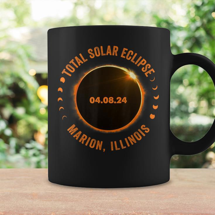 Marion Illinois State Total Solar Eclipse 2024 Coffee Mug Gifts ideas
