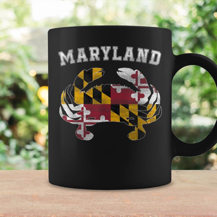 Maryland Flag Blue CrabState Pride Retro Coffee Mug Gifts ideas