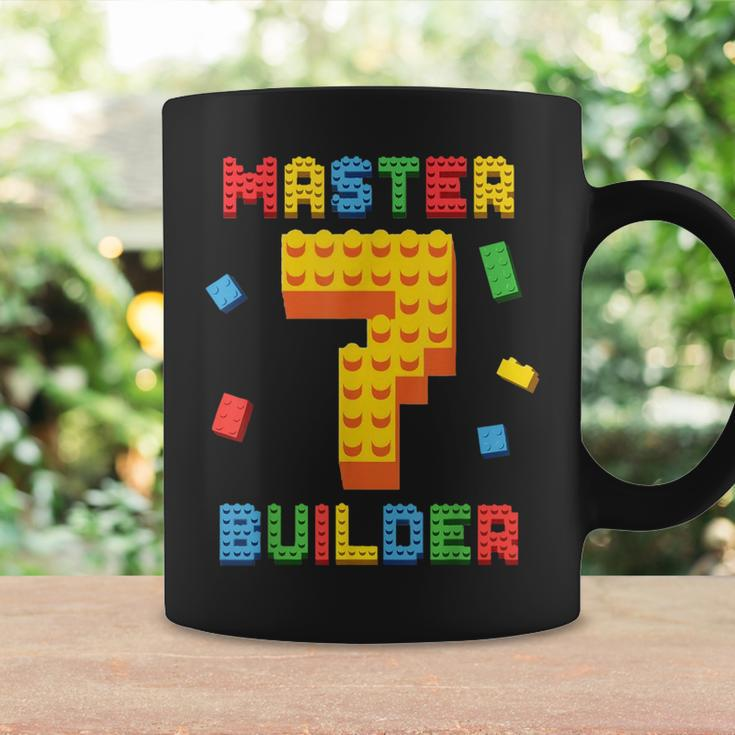 Master Builder Blocks 7Th Birthday 7 Year Old Building Brick Coffee Mug Gifts ideas