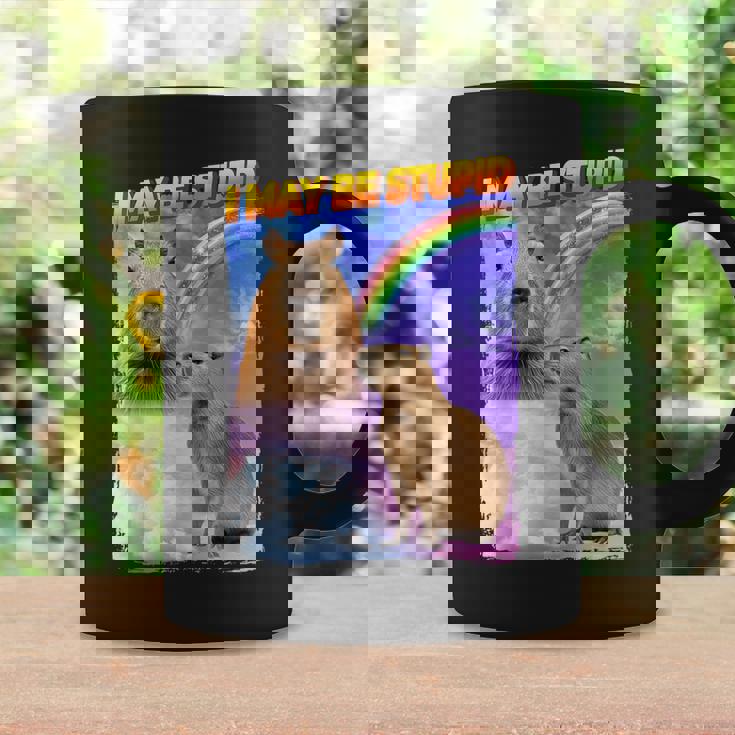 I May Be Stupid Internet Meme Coffee Mug Gifts ideas