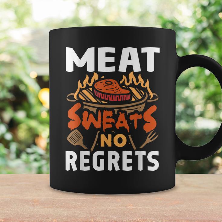 Meat Sweats No Regrets Barbecue Bbq Grill Bacon Coffee Mug Gifts ideas