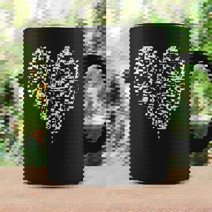 Meditación Corazón Yoga Poses Motivación Fitness Yoga Amantes Cuello Taza de café Ideas de regalos