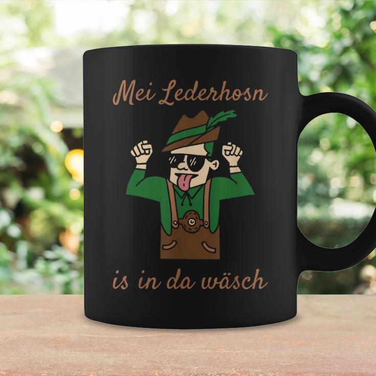 Mei Lederhosn Is In Da Wäsch Ersatz Lederhosen Schwarzes Tassen Geschenkideen