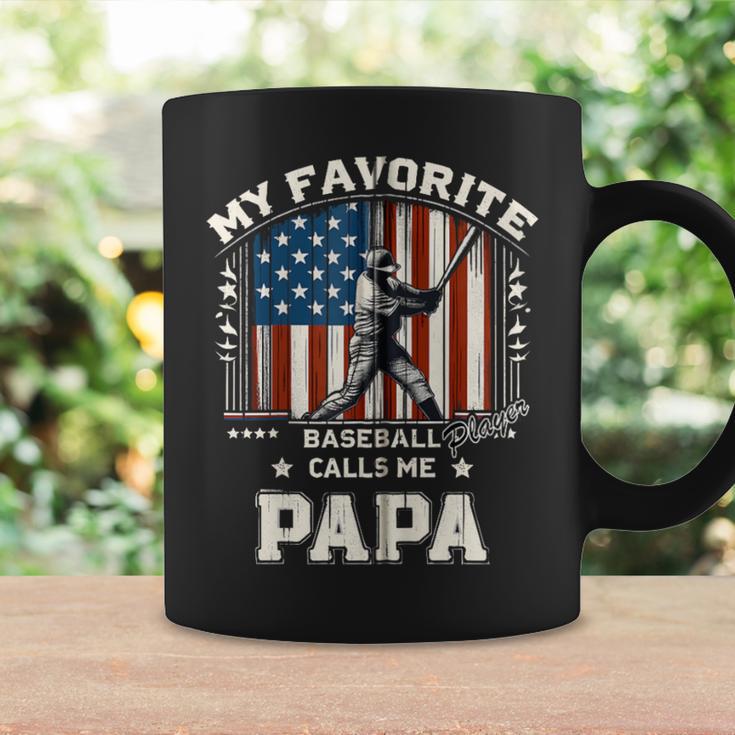 Mein Lieblings-Baseballspieler Nennt Mich Papa American Flag Dad Kapuzenjacke Tassen Geschenkideen