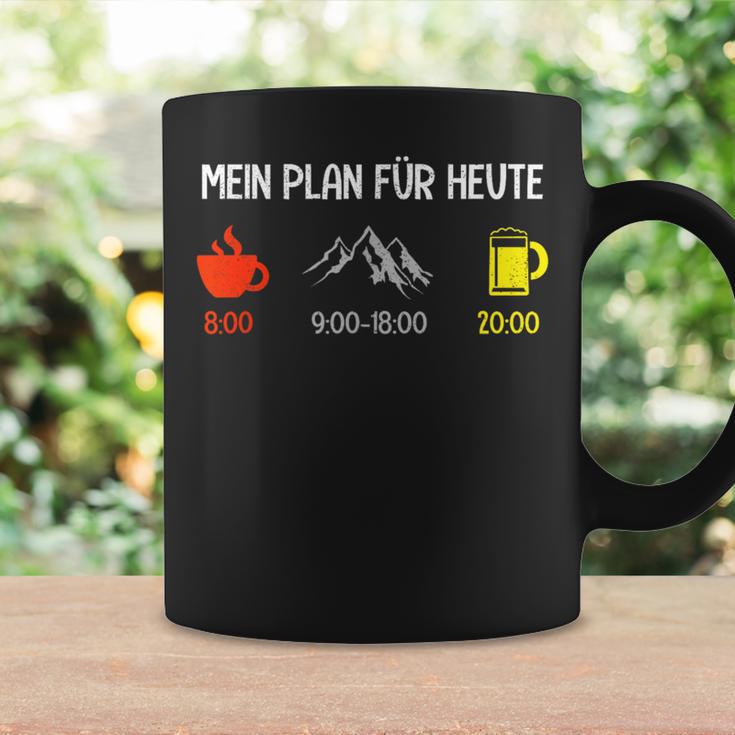 Mein Plan Für Heute Kaffee Berge Beer Hiking Alcohol Tassen Geschenkideen