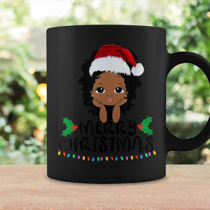 That Melanin Christmas Mrs Claus Santa Black Peeking Claus Coffee Mug Gifts ideas