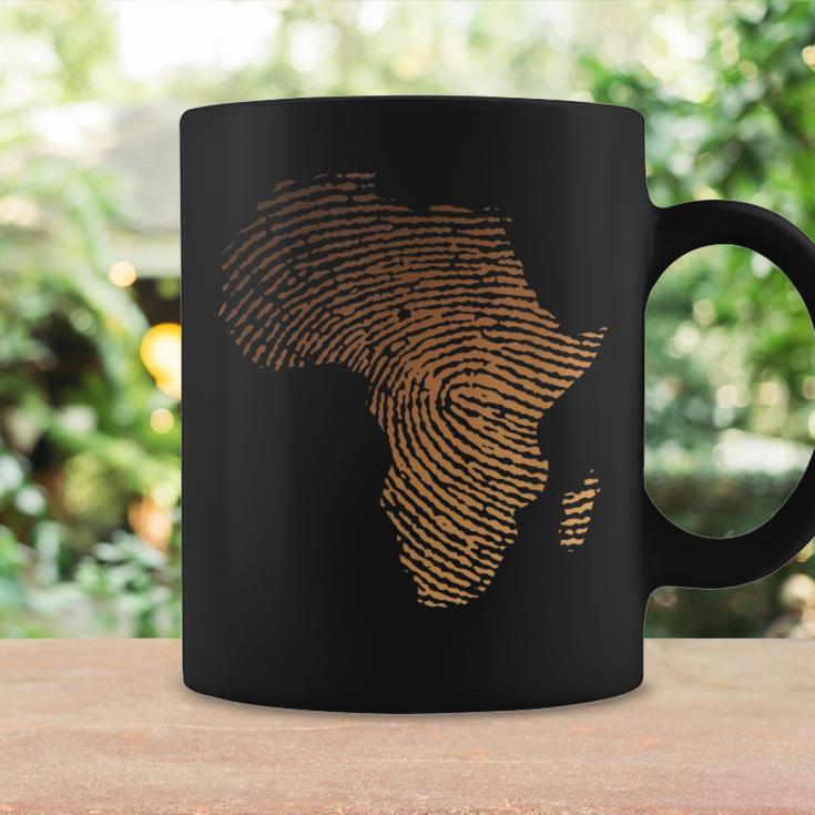 Melanin Shades Africa Map Africa Dna Fingerprint Coffee Mug Gifts ideas