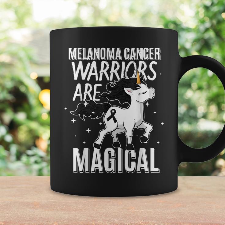 Melanoma Cancer Magical Unicorn Black Ribbon Dermatologist Coffee Mug Gifts ideas