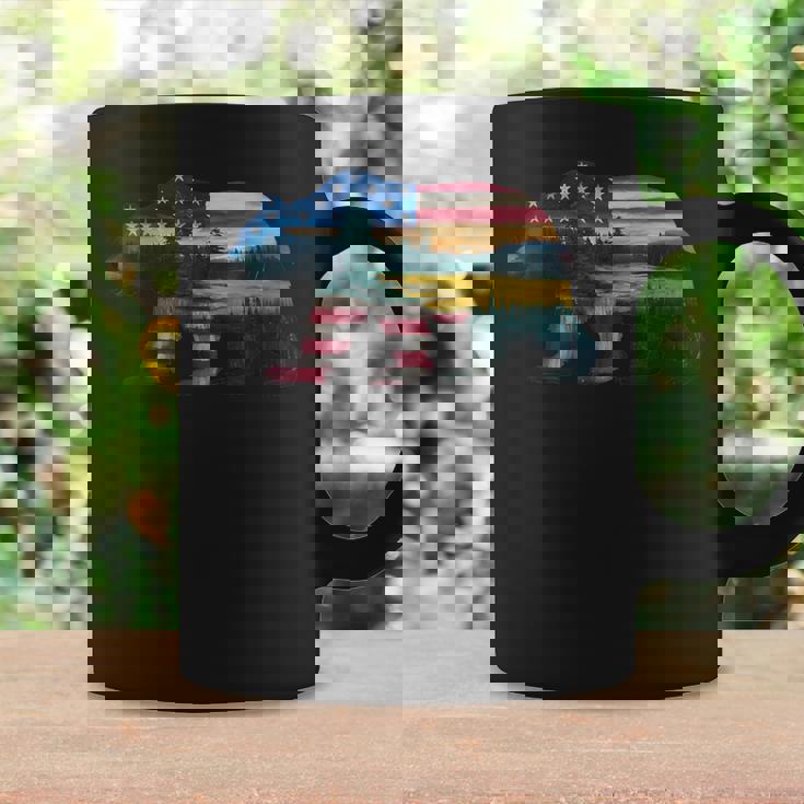 Memorial Day 4Th Of July Flag Usa Bear Fathers Day Coffee Mug Gifts ideas