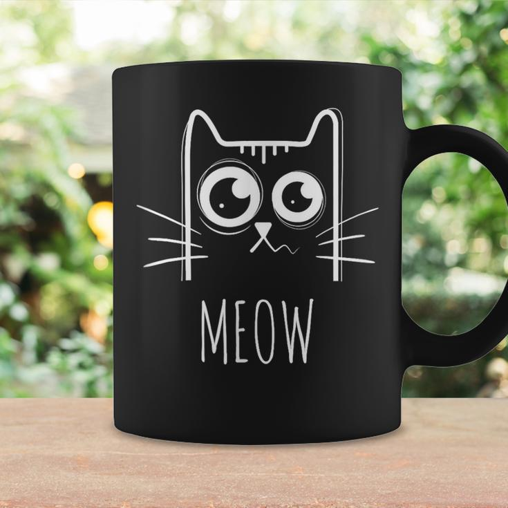 Meow Cat Meow Kitty Cute Cats Mom And Cat Dad Coffee Mug Gifts ideas