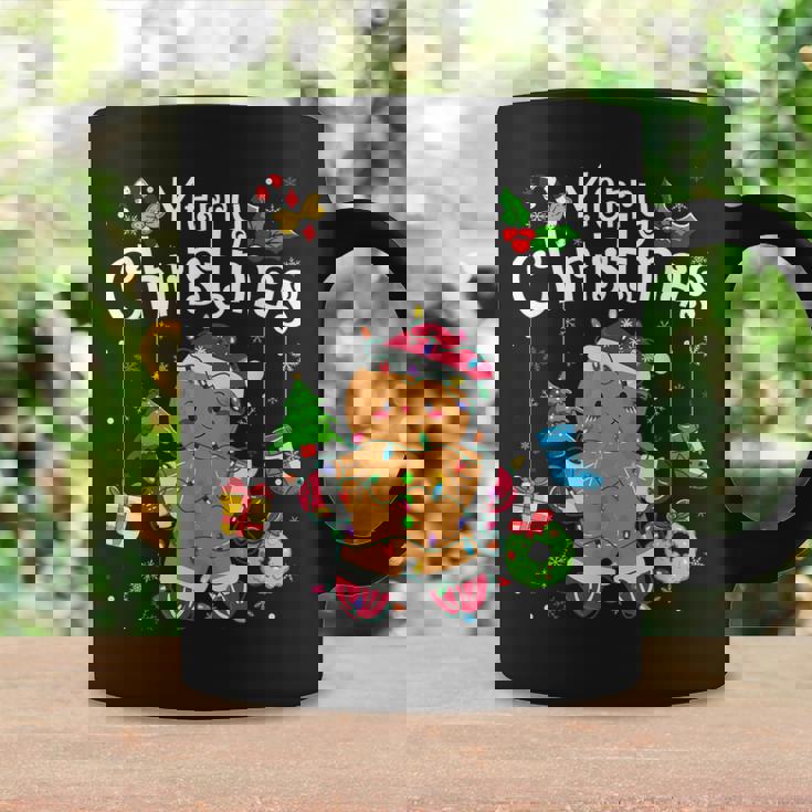 Merry Christmas Gingerbread Man Xmas Cookie Coffee Mug Gifts ideas