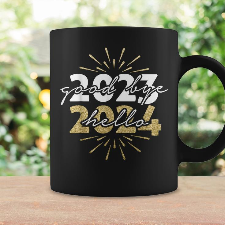 Merry Christmas And Happy New Year Goodbye 2023 Hello 2024 Coffee Mug Gifts ideas