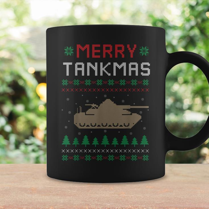 Merry Tankmas Battle Tank Military Ugly Christmas Sweater Coffee Mug Gifts ideas