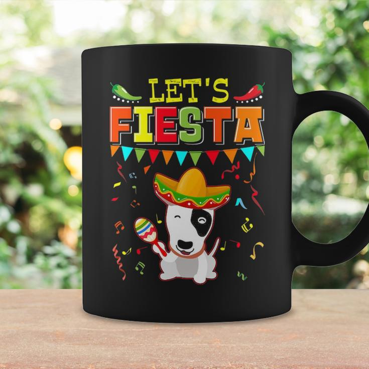 Mexican Cinco De Mayo Fiesta Let's Fiesta Bull Terrier Coffee Mug Gifts ideas