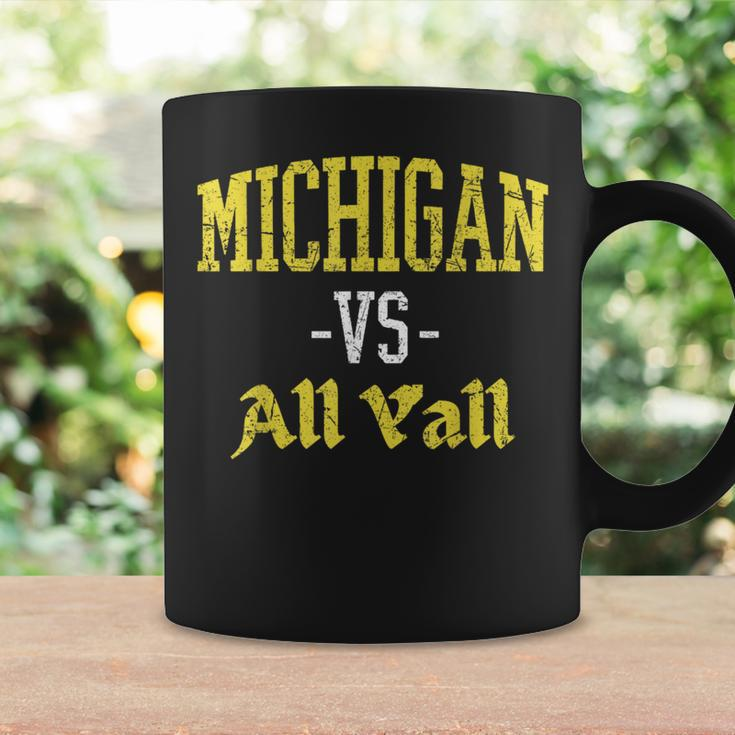 Michigan Vs All Y'all Throwback Vintage Coffee Mug Gifts ideas