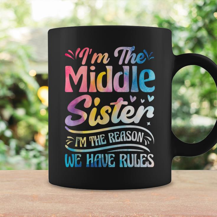 Middle Sister I'm The Reason We Have Rules Matching Coffee Mug Gifts ideas