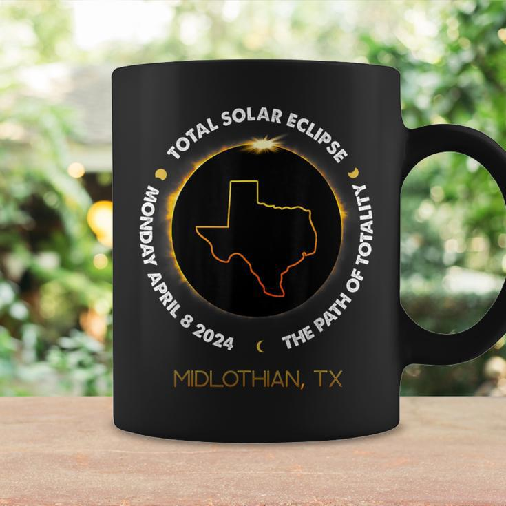 Midlothian Texas Total Solareclipse 2024 Coffee Mug Gifts ideas