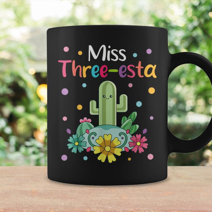 Miss Three-Esta Fiesta Cactus 3Rd Birthday Party Outfit Coffee Mug Gifts ideas