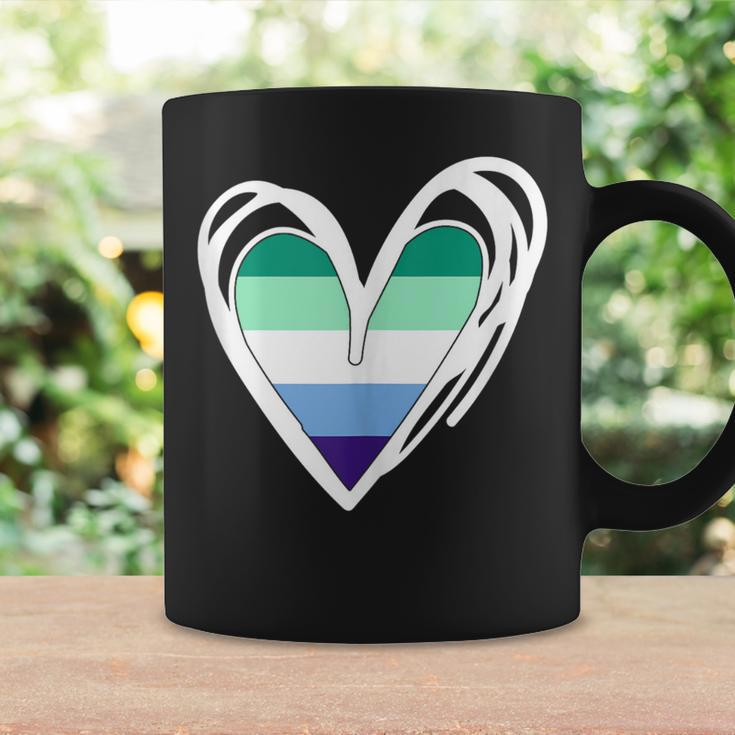 Mlm Flag With Cute Heart Man Loving Man Gay Subtle Mlm Pride Coffee Mug Gifts ideas