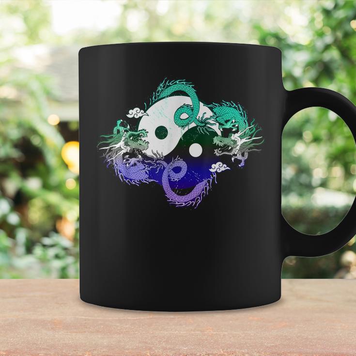 Mlm Yin Yang Dragon Gay Male Flag Lgbt Mlm Flag Mlm Pride Coffee Mug Gifts ideas