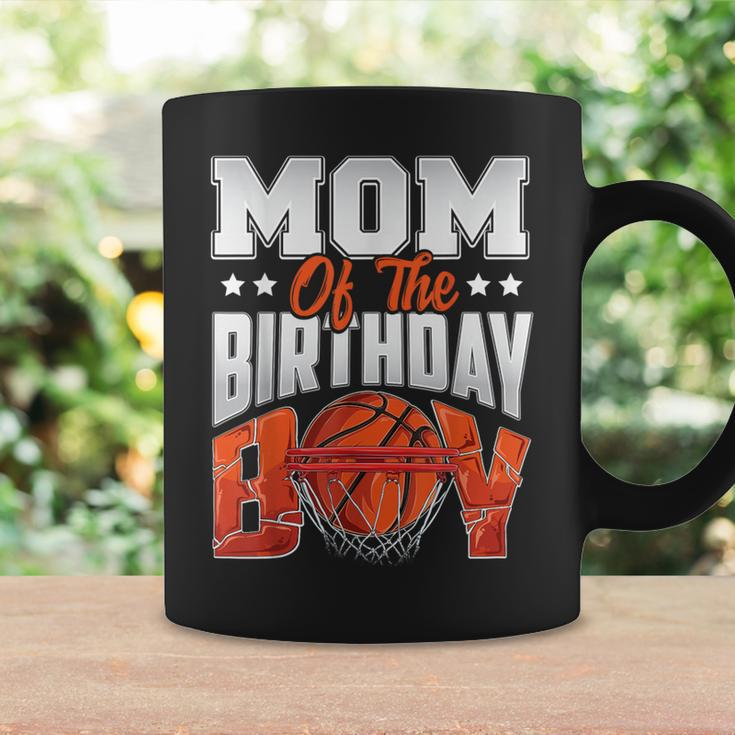Mom Basketball Birthday Boy Family Baller B-Day Party Coffee Mug Gifts ideas