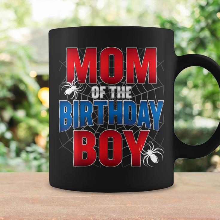 Mom Of The Birthday Boy Costume Spider Web Birthday Party Coffee Mug Gifts ideas