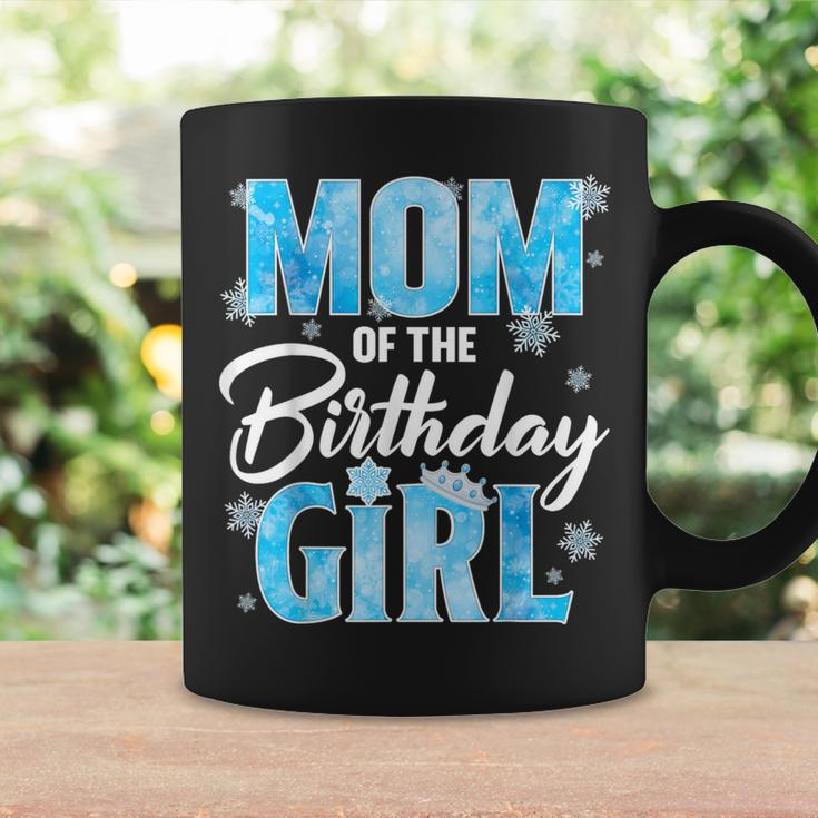 Mom Of The Birthday Girl Family Snowflakes Winter Party Coffee Mug Gifts ideas