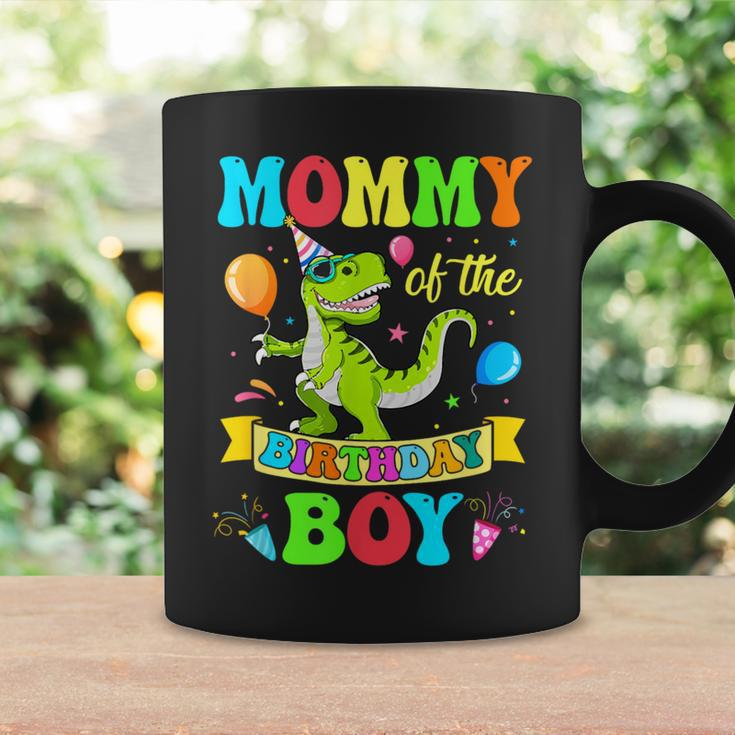 Mommy Of The Birthday Boy T-Rex Dinosaur Birthday Party Coffee Mug Gifts ideas