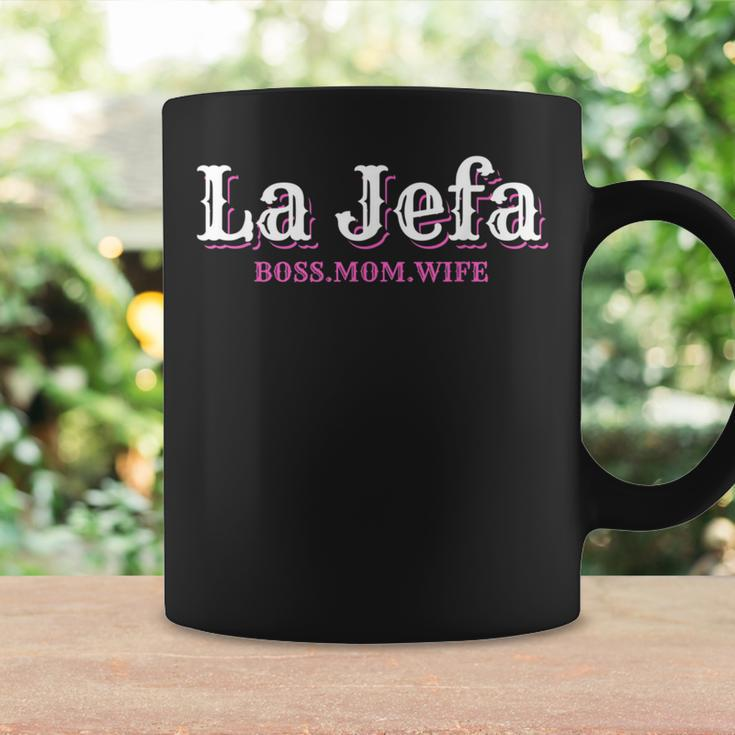 Moms Mama Mother's Day Mexican La Jefa Bossmom Wife Coffee Mug Gifts ideas