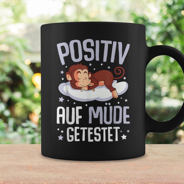 Monkey Positiv Auf Müde Getestet Monkey Black S Tassen Geschenkideen