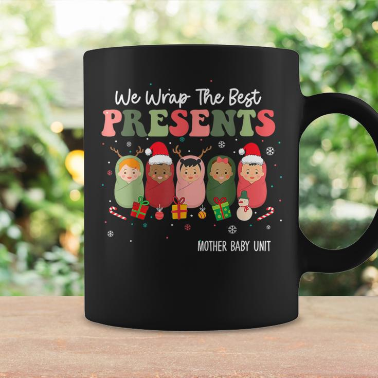 Mother Baby Nurse Christmas Mom Baby Nursing Groovy Coffee Mug Gifts ideas