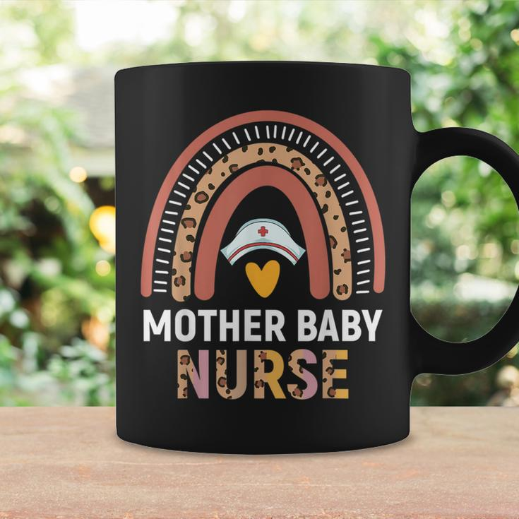 Mother Baby Nurse Leopard Rainbow Rn Registered Nurse Coffee Mug Gifts ideas