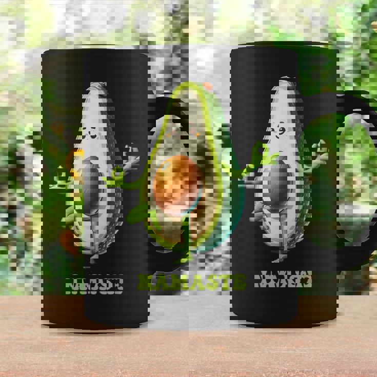 Motif Avocat Namaste Pose De Yoga Amusante Pour Homme Et Tasse Idées cadeaux