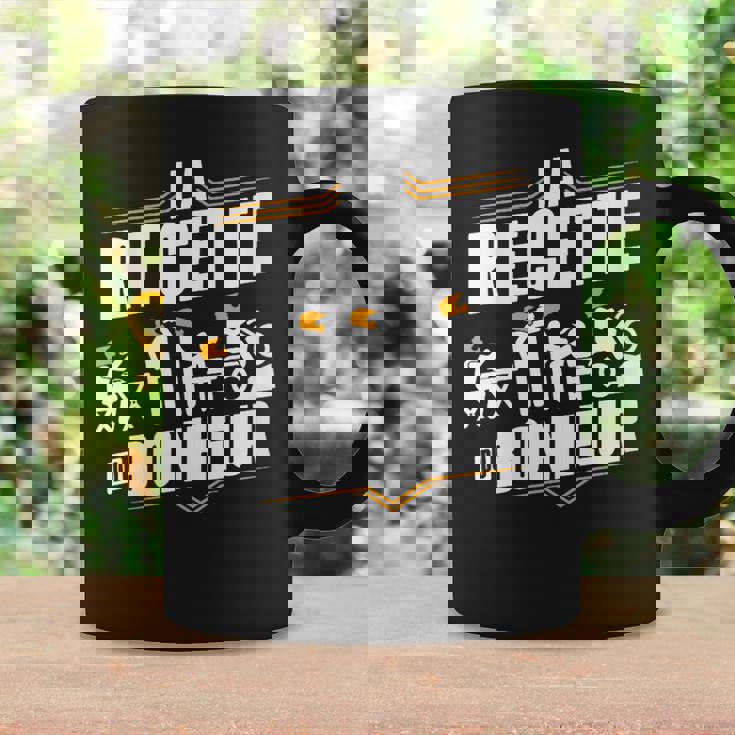 Moto Drôle Moto Cross Humour La Recette Du Bonheur Rigolo Tasse Idées cadeaux