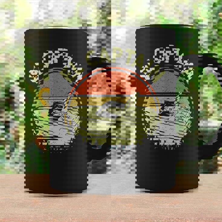 Motor Boat El Captain- Father Day Papa Boating Dad Coffee Mug Gifts ideas